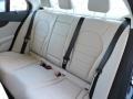 2016 Mercedes-Benz C Silk Beige/Black Interior Rear Seat Photo