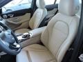 2016 Mercedes-Benz C Silk Beige/Black Interior Front Seat Photo