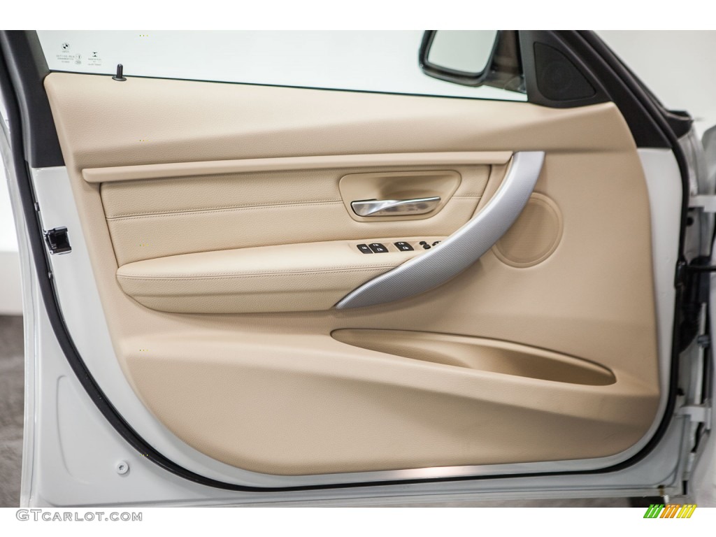 2015 BMW 3 Series ActiveHybrid 3 Venetian Beige Door Panel Photo #110512283