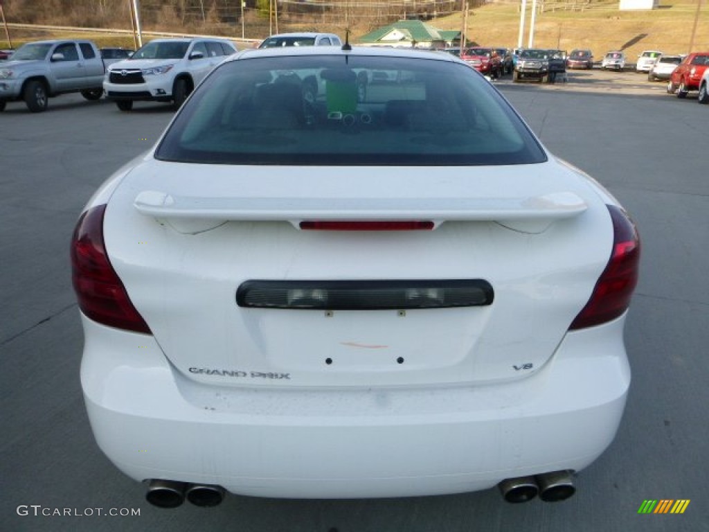 2008 Grand Prix GXP Sedan - Ivory White / Ebony photo #9