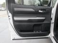Black 2016 Toyota Tundra Platinum CrewMax Door Panel