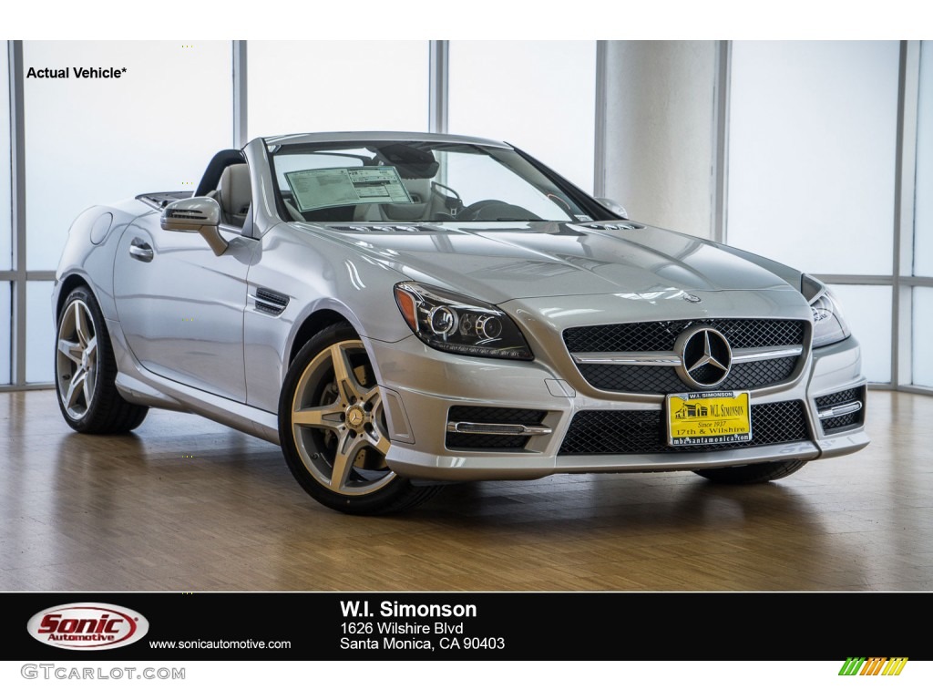 2016 SLK 300 Roadster - Iridium Silver Metallic / Ash/Black photo #1