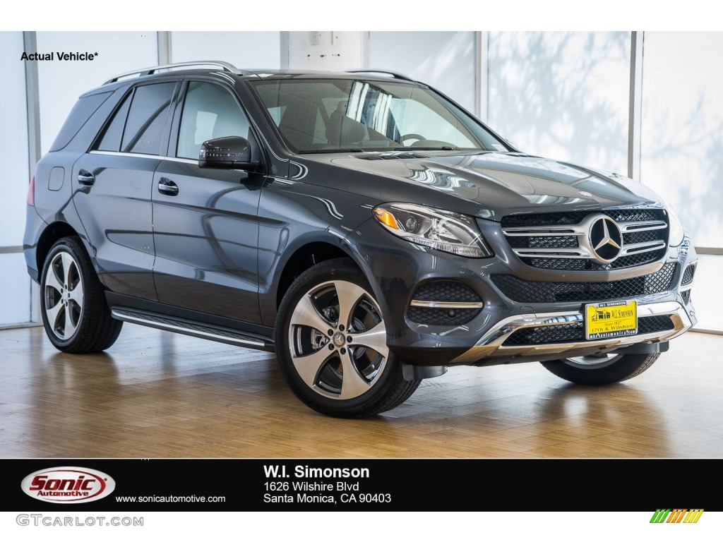 2016 GLE 350 - Steel Grey Metallic / Black photo #1