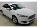 2016 Oxford White Ford Fusion S  photo #3