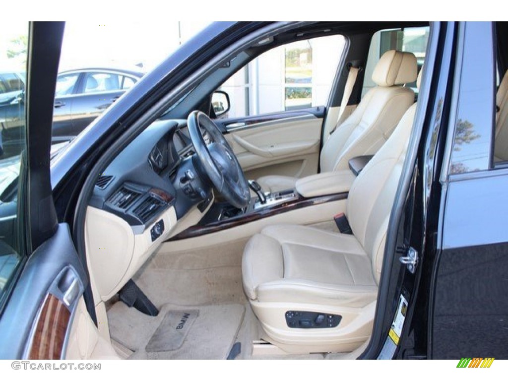 2010 X5 xDrive48i - Monaco Blue Metallic / Sand Beige photo #3