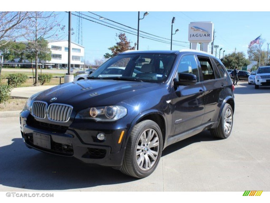 2010 X5 xDrive48i - Monaco Blue Metallic / Sand Beige photo #7