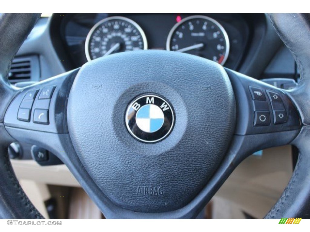 2010 X5 xDrive48i - Monaco Blue Metallic / Sand Beige photo #15