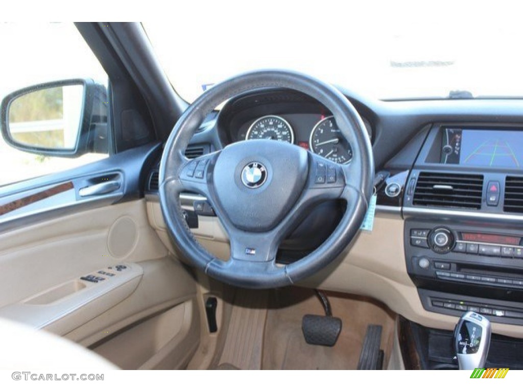 2010 X5 xDrive48i - Monaco Blue Metallic / Sand Beige photo #26
