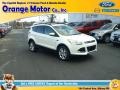 2013 White Platinum Metallic Tri-Coat Ford Escape SEL 1.6L EcoBoost 4WD  photo #1