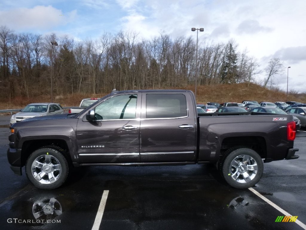 Tungsten Metallic 2016 Chevrolet Silverado 1500 LTZ Z71 Crew Cab 4x4 Exterior Photo #110524520