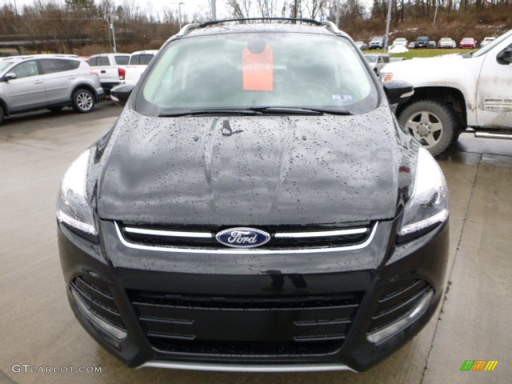 2013 Escape Titanium 2.0L EcoBoost 4WD - Tuxedo Black Metallic / Charcoal Black photo #13