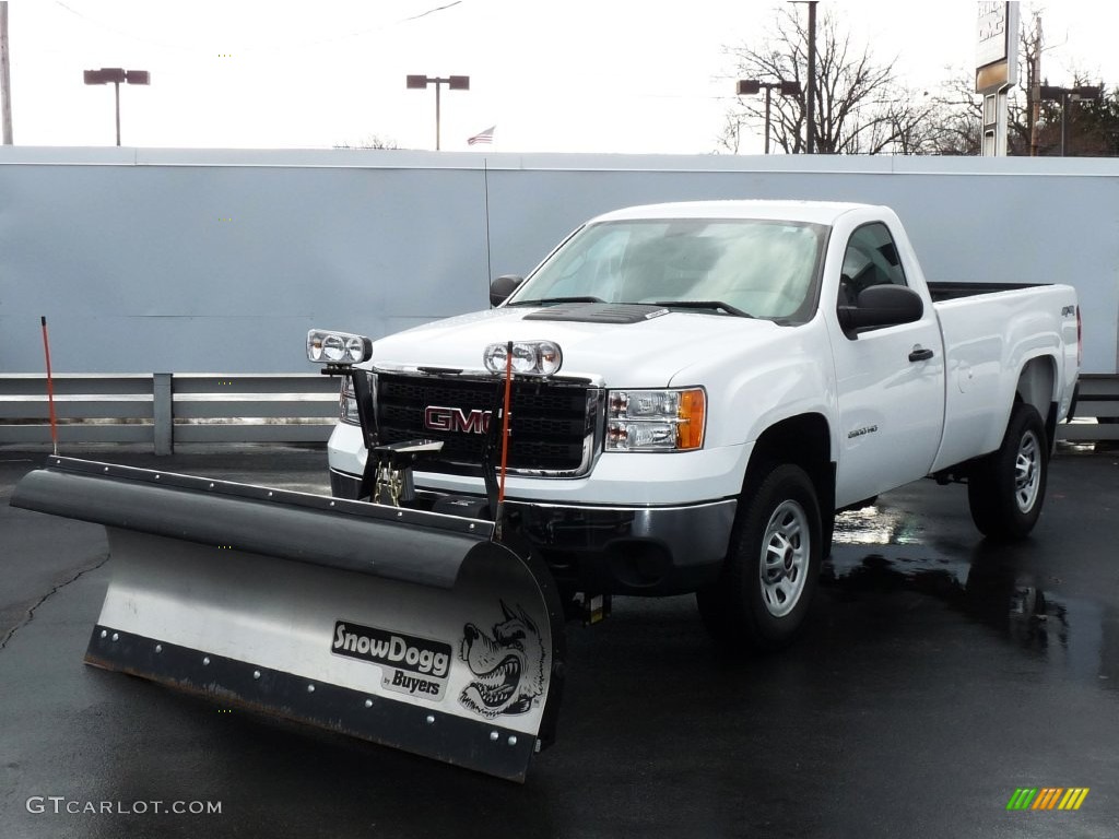 2012 Sierra 2500HD Regular Cab 4x4 - Summit White / Dark Titanium photo #1