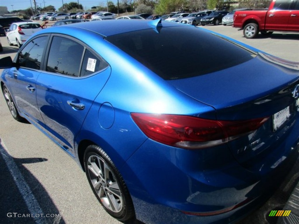 2017 Elantra Limited - Electric Blue / Gray photo #4