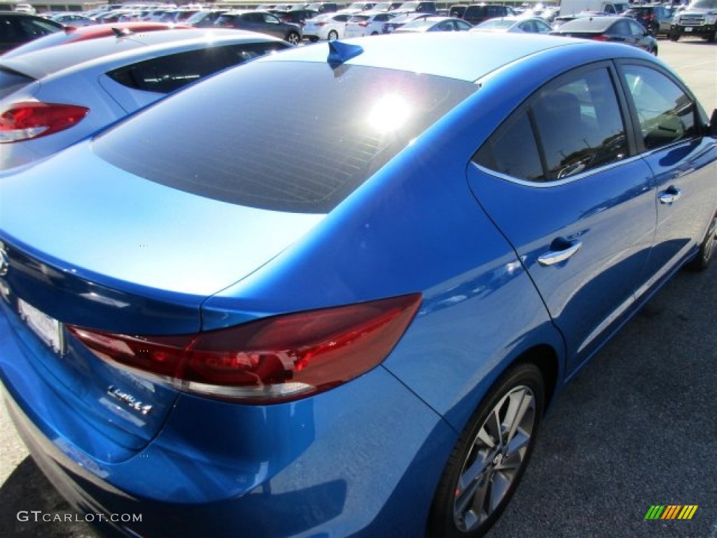 2017 Elantra Limited - Electric Blue / Gray photo #6