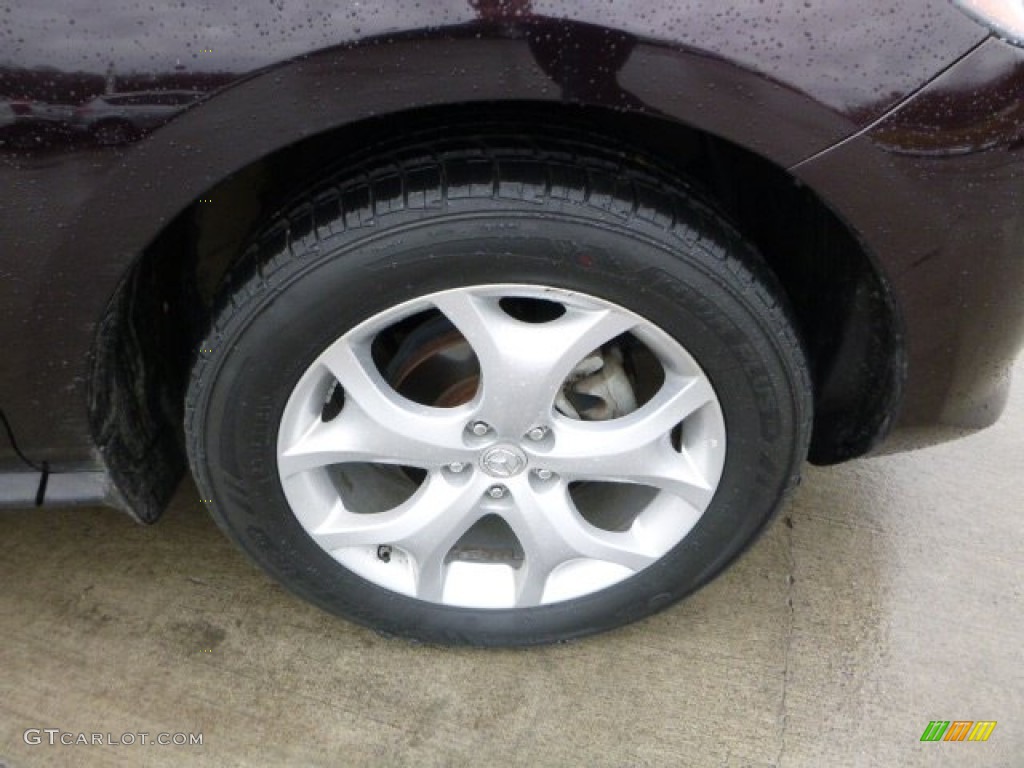 2010 CX-7 s Grand Touring AWD - Black Cherry Mica / Sand photo #2