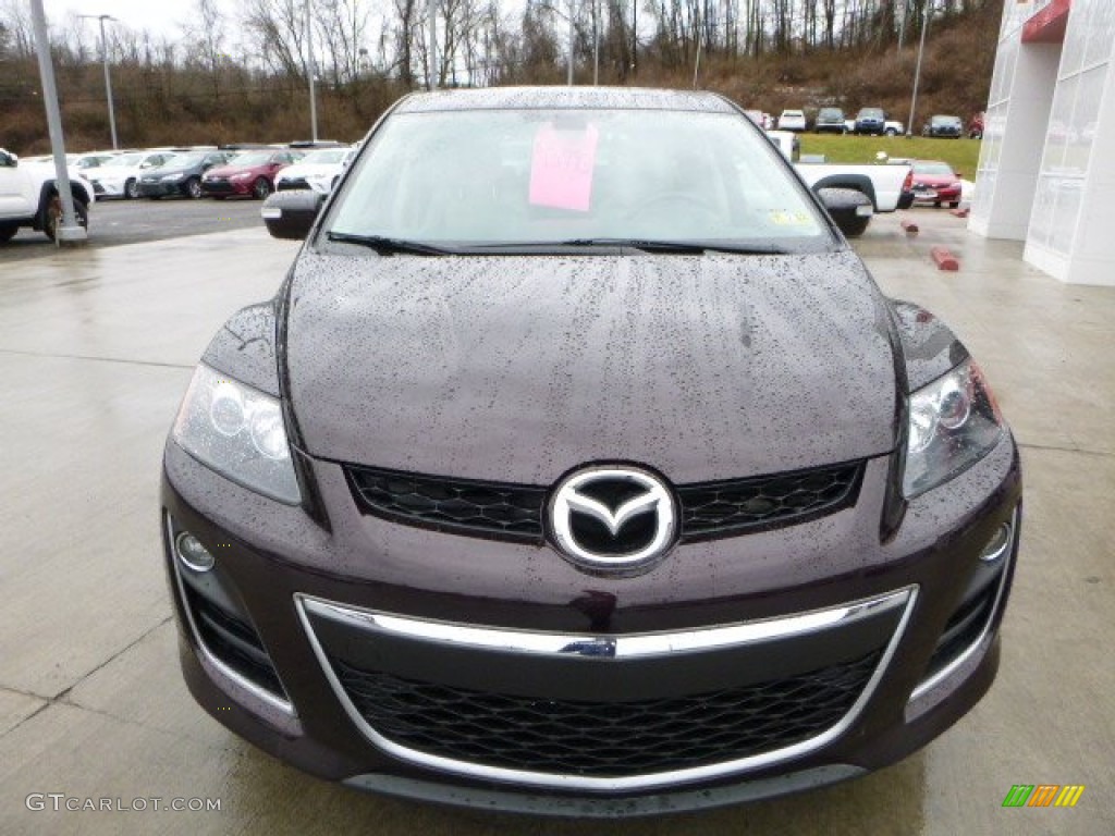 2010 CX-7 s Grand Touring AWD - Black Cherry Mica / Sand photo #13