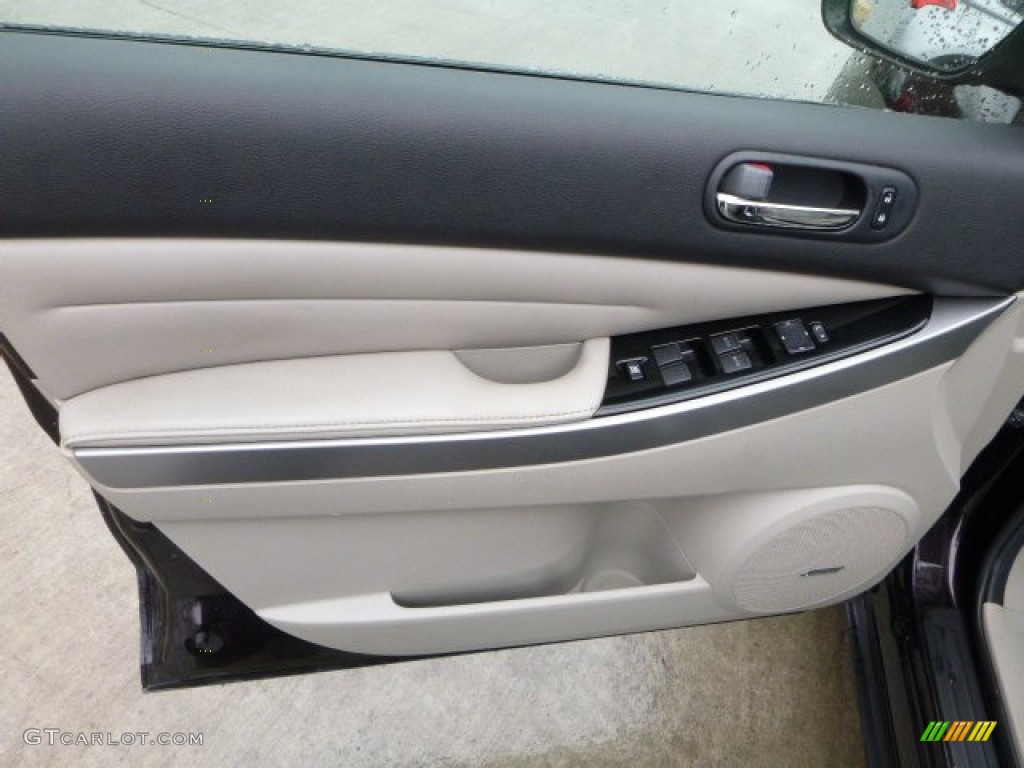 2010 CX-7 s Grand Touring AWD - Black Cherry Mica / Sand photo #15