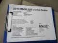 2013 Jet Black BMW 5 Series 535i xDrive Sedan  photo #11