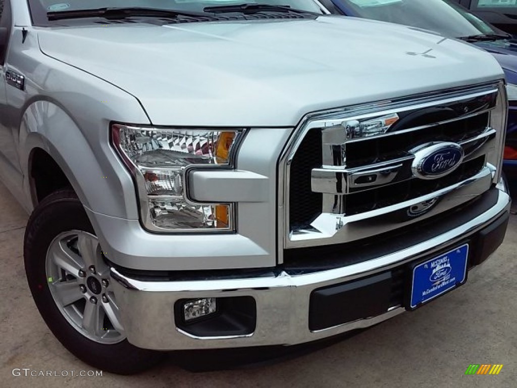 2016 F150 XLT SuperCab - Ingot Silver / Medium Earth Gray photo #4