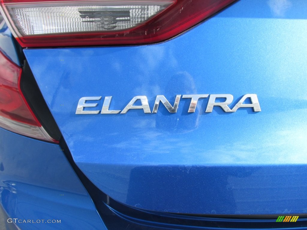 2017 Elantra Limited - Electric Blue / Gray photo #13