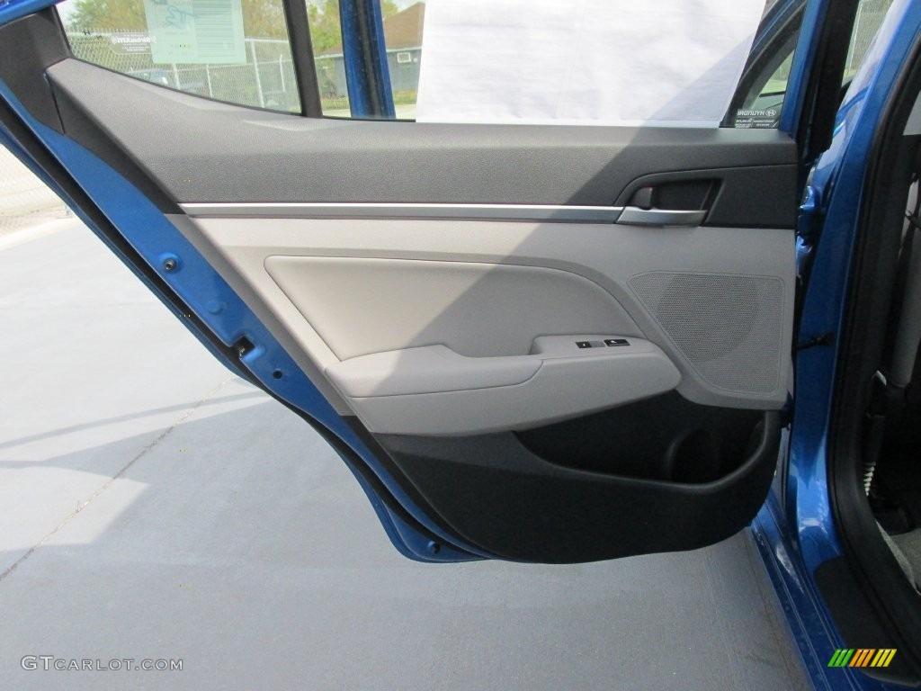 2017 Hyundai Elantra Limited Gray Door Panel Photo #110531299