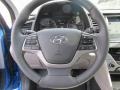 Gray 2017 Hyundai Elantra Limited Steering Wheel