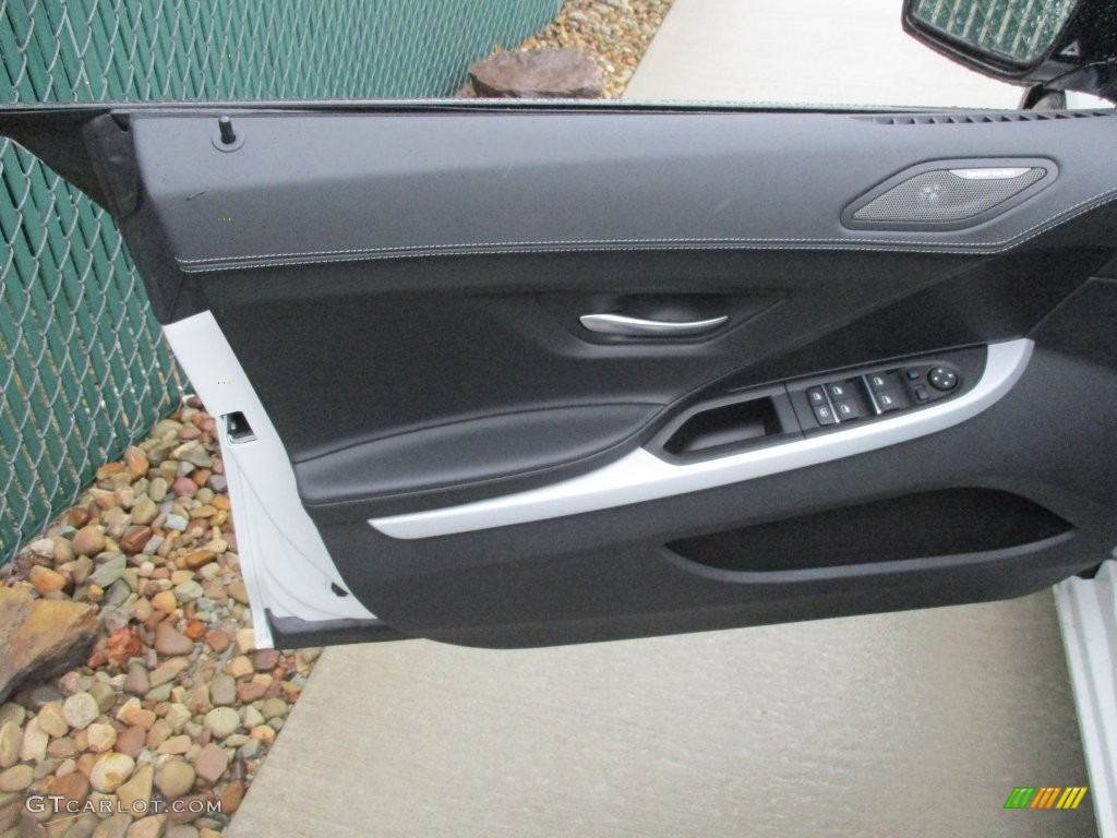 2016 BMW 6 Series ALPINA B6 xDrive Gran Coupe Black Door Panel Photo #110531699