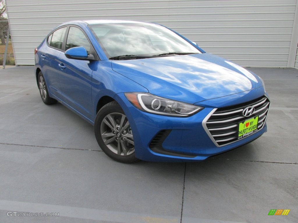 2017 Elantra SE - Electric Blue / Gray photo #1
