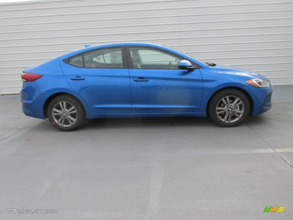 Electric Blue 2017 Hyundai Elantra SE Exterior Photo #110532266