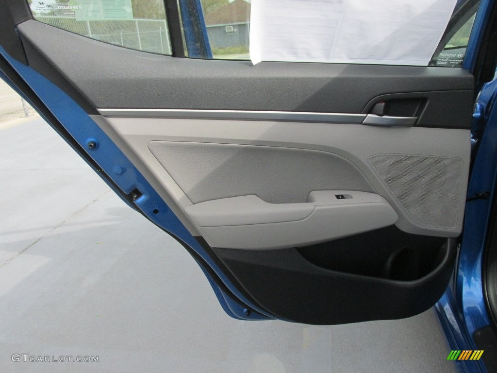 2017 Elantra SE - Electric Blue / Gray photo #17