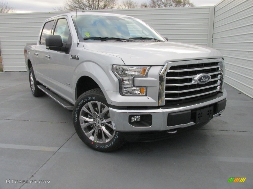 2016 F150 XLT SuperCrew 4x4 - Ingot Silver / Medium Earth Gray photo #2