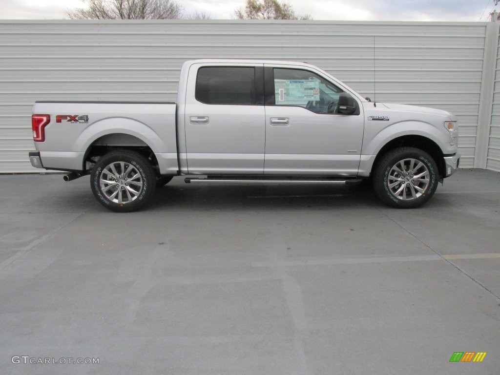 2016 F150 XLT SuperCrew 4x4 - Ingot Silver / Medium Earth Gray photo #3