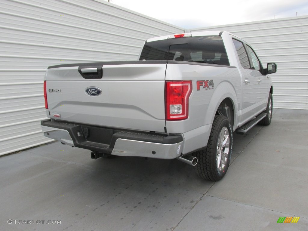 2016 F150 XLT SuperCrew 4x4 - Ingot Silver / Medium Earth Gray photo #4