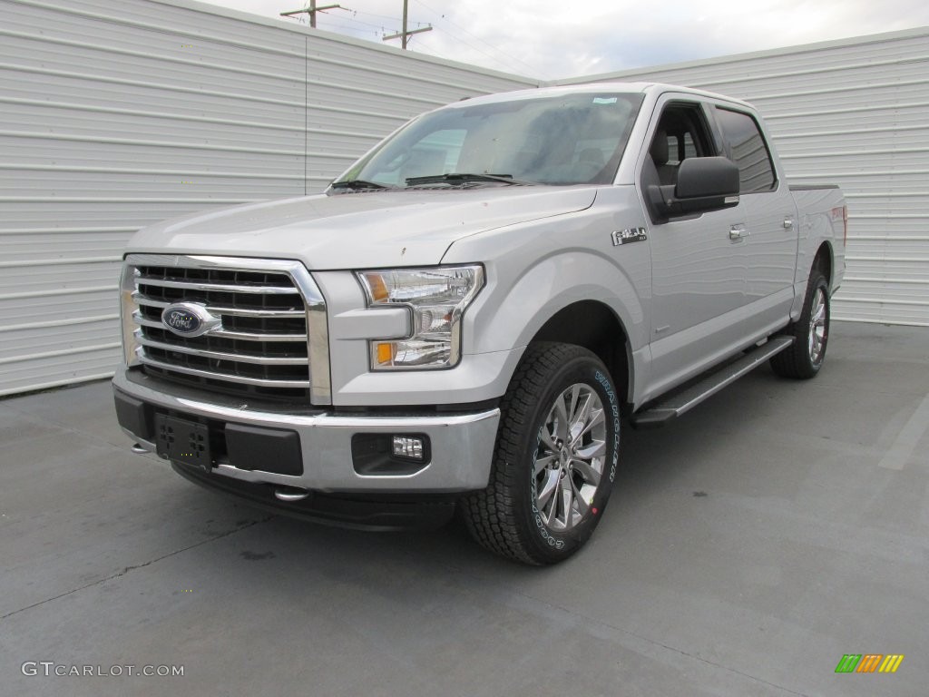 2016 F150 XLT SuperCrew 4x4 - Ingot Silver / Medium Earth Gray photo #7