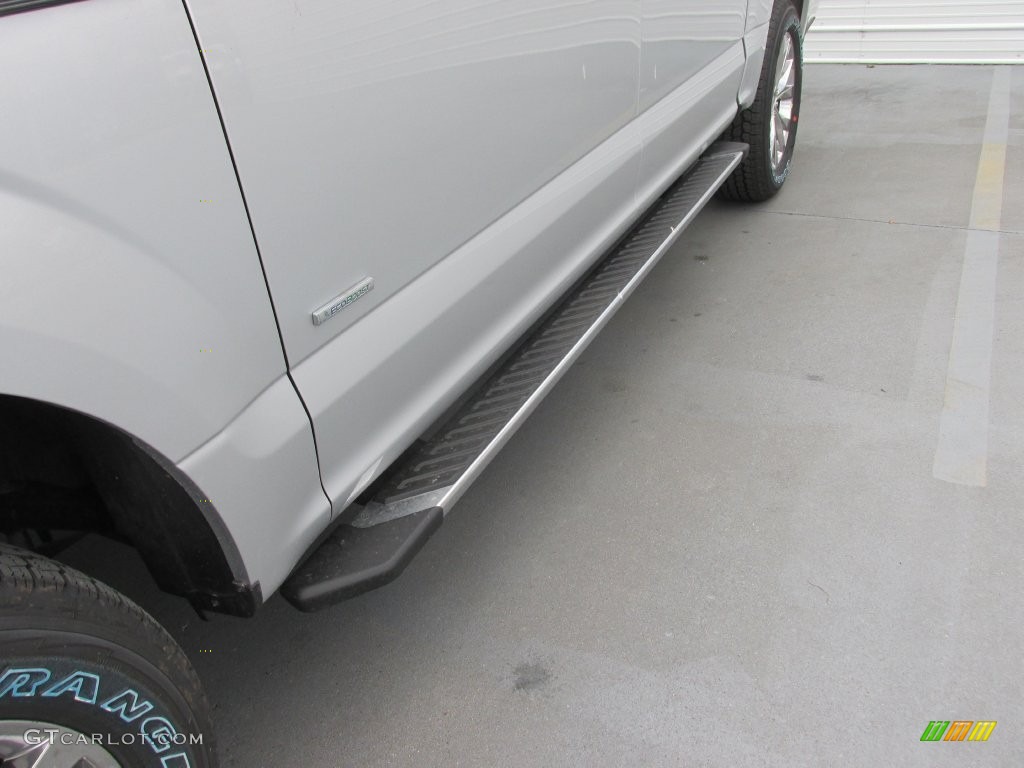 2016 F150 XLT SuperCrew 4x4 - Ingot Silver / Medium Earth Gray photo #12