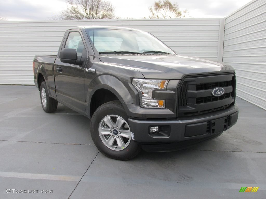 2016 F150 XL Regular Cab - Magnetic / Medium Earth Gray photo #2