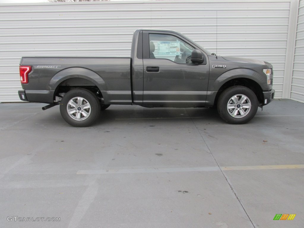 2016 F150 XL Regular Cab - Magnetic / Medium Earth Gray photo #3