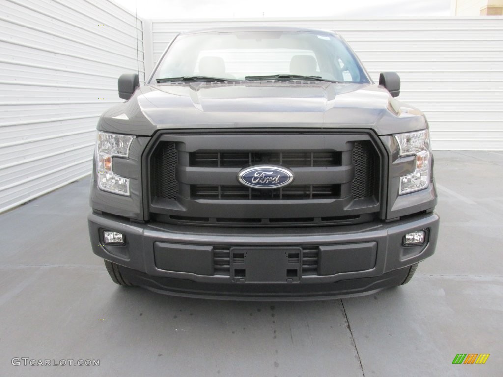 2016 F150 XL Regular Cab - Magnetic / Medium Earth Gray photo #8