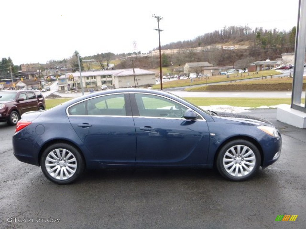 2011 Regal CXL - Majestic Blue Metallic / Ebony photo #7
