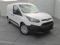 Frozen White 2016 Ford Transit Connect XL Cargo Van Extended Exterior