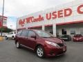 2014 Salsa Red Pearl Toyota Sienna LE  photo #2