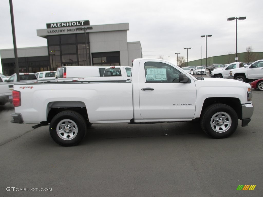 2016 Silverado 1500 WT Regular Cab 4x4 - Summit White / Dark Ash/Jet Black photo #7