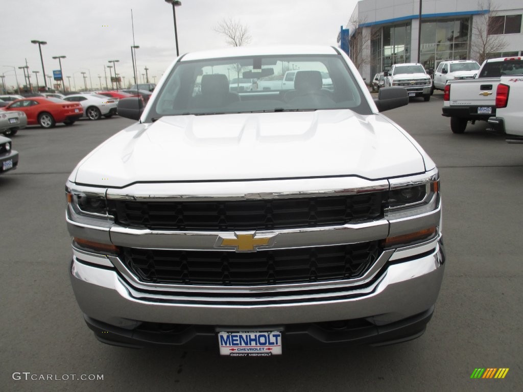 2016 Silverado 1500 WT Regular Cab 4x4 - Summit White / Dark Ash/Jet Black photo #8