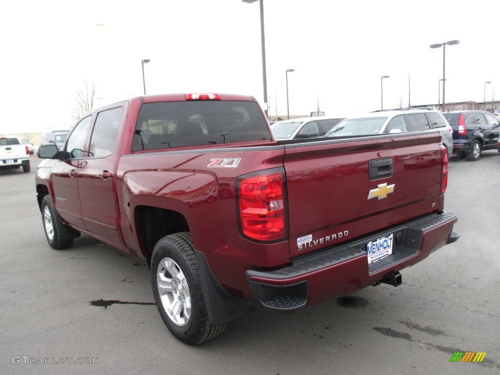 2016 Silverado 1500 LT Crew Cab 4x4 - Siren Red Tintcoat / Jet Black photo #4