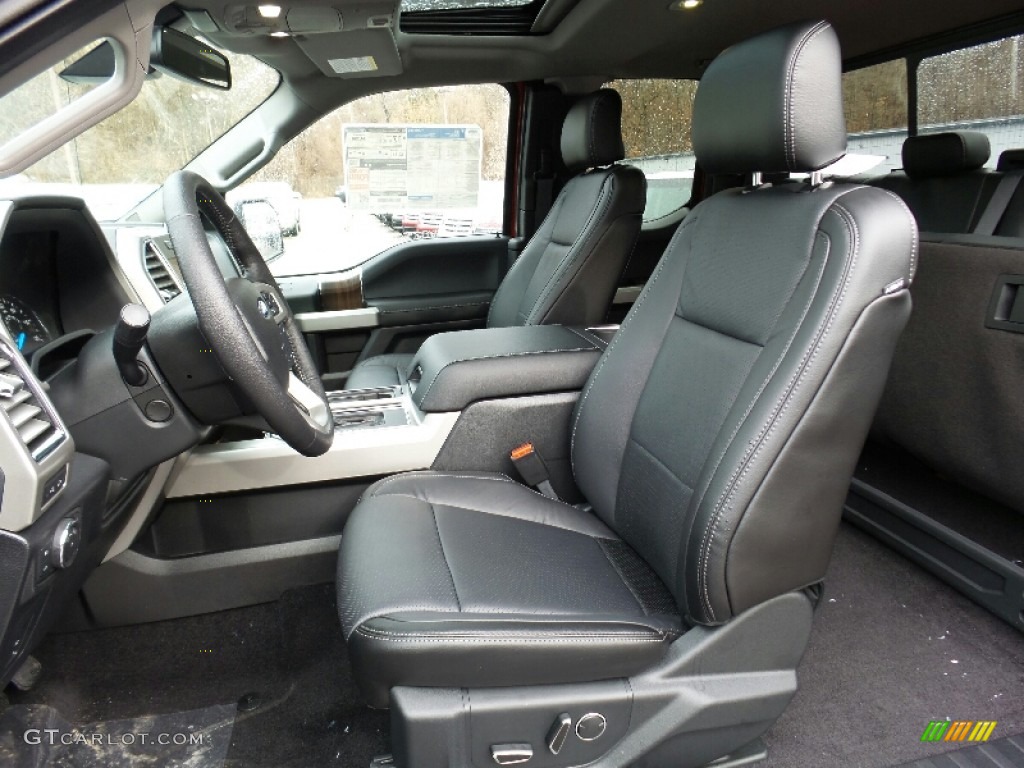 2016 F150 Lariat SuperCab 4x4 - Ruby Red / Black photo #15