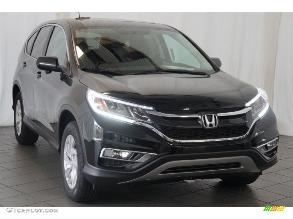 2016 CR-V EX - Crystal Black Pearl / Black photo #2