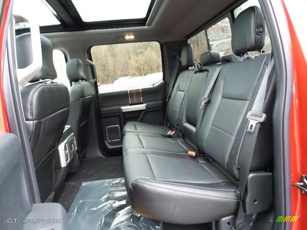 2016 F150 Lariat SuperCrew 4x4 - Ruby Red / Black photo #8