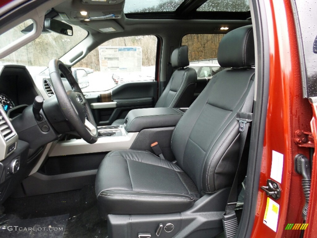 2016 F150 Lariat SuperCrew 4x4 - Ruby Red / Black photo #15