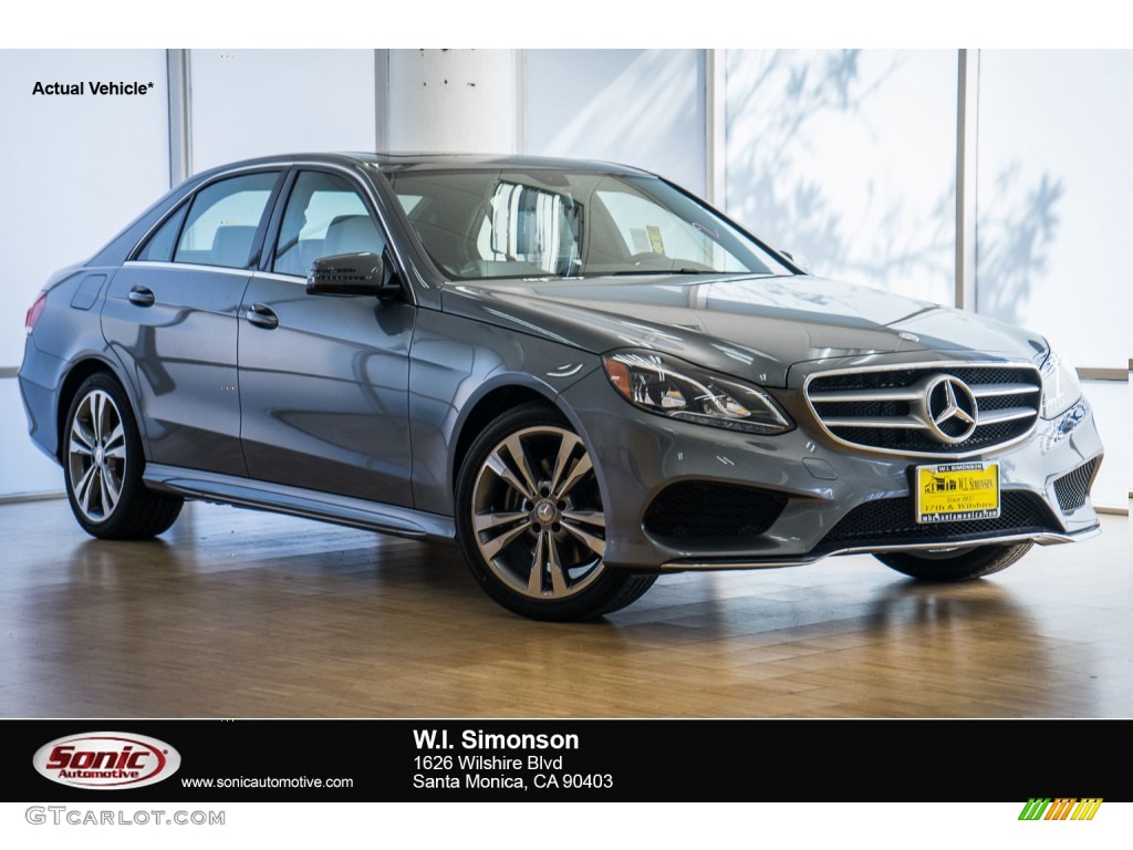 2016 E 350 Sedan - Selenite Grey Metallic / Black photo #1