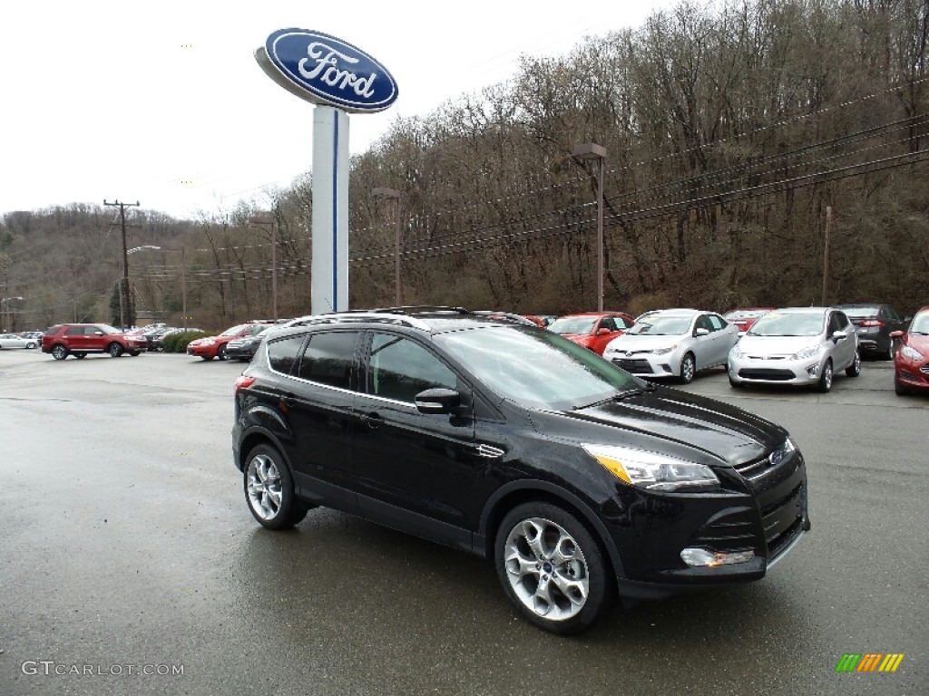 2016 Escape Titanium 4WD - Shadow Black / Charcoal Black photo #4